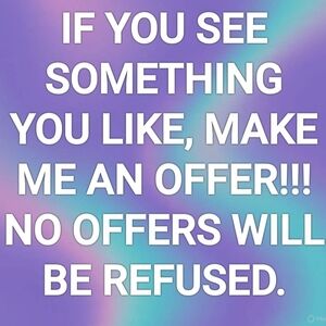 No Offers Refused!!! If You Like Something Make An Offer!!
